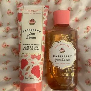 Raspberry Jam Donut Duo